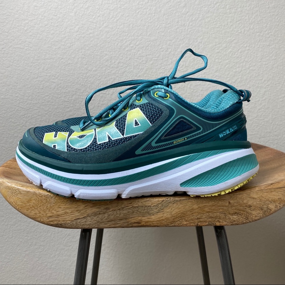 Hoka One One Bondi 4 Superfeet, size 9 D Wide